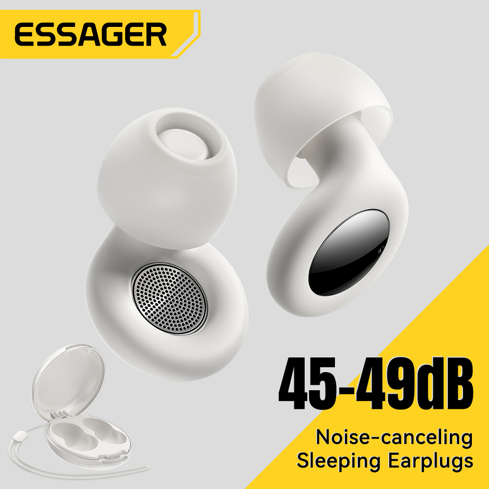AliExpress ESSAGER Noise Cancelling Ear Plugs for Sleeping Soft Silicone Sleep Earplugs Noise Reduction Earbuds for Sleep Work Study Travel