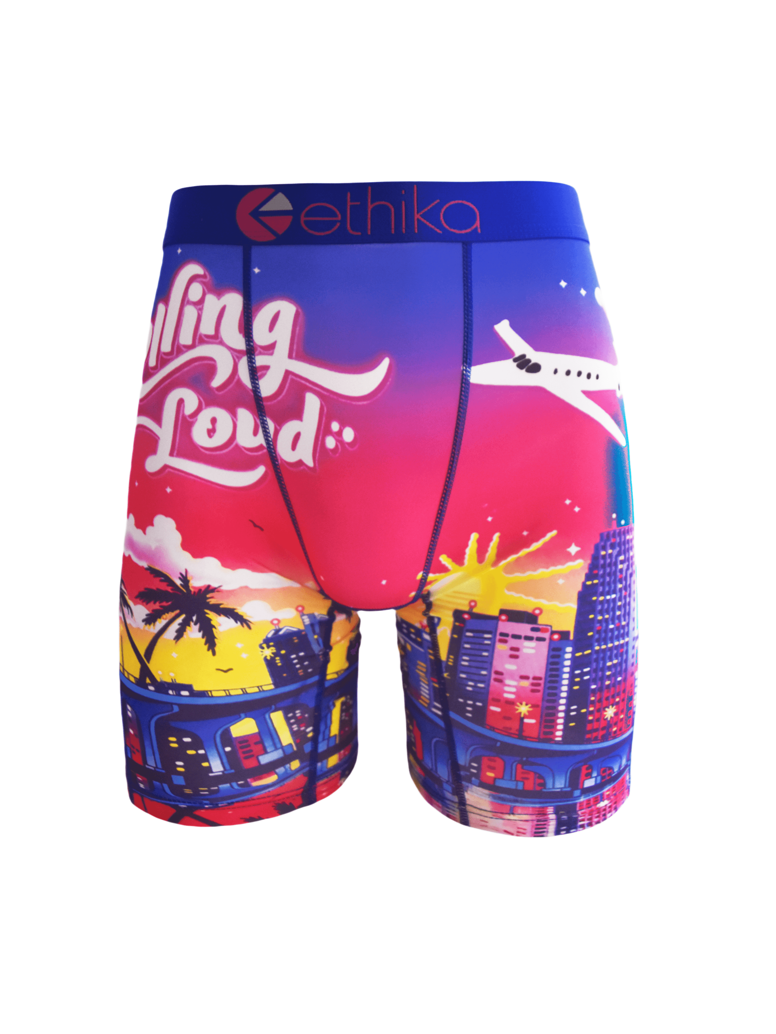 AliExpress ETHIKA 1Pcs Men Underwear Boxers Breathable Mesh Crotch Man Underpants Plus Size L-3XL Mens Panties Printed Men's Boxers Briefs, view 4