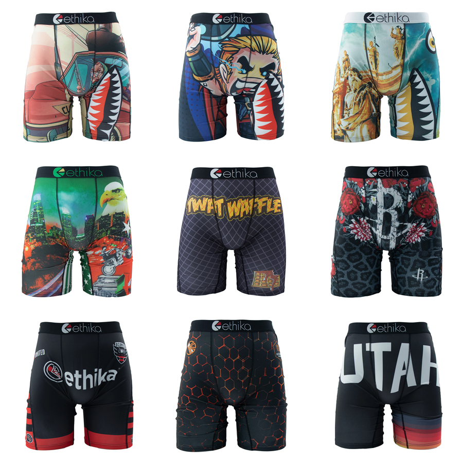 AliExpress ETHIKA 1Pcs Men Underwear Boxers Breathable Mesh Crotch Mens Trunks Plus Size S-3XL Man Swimming Underpants Men's Panties Trunks