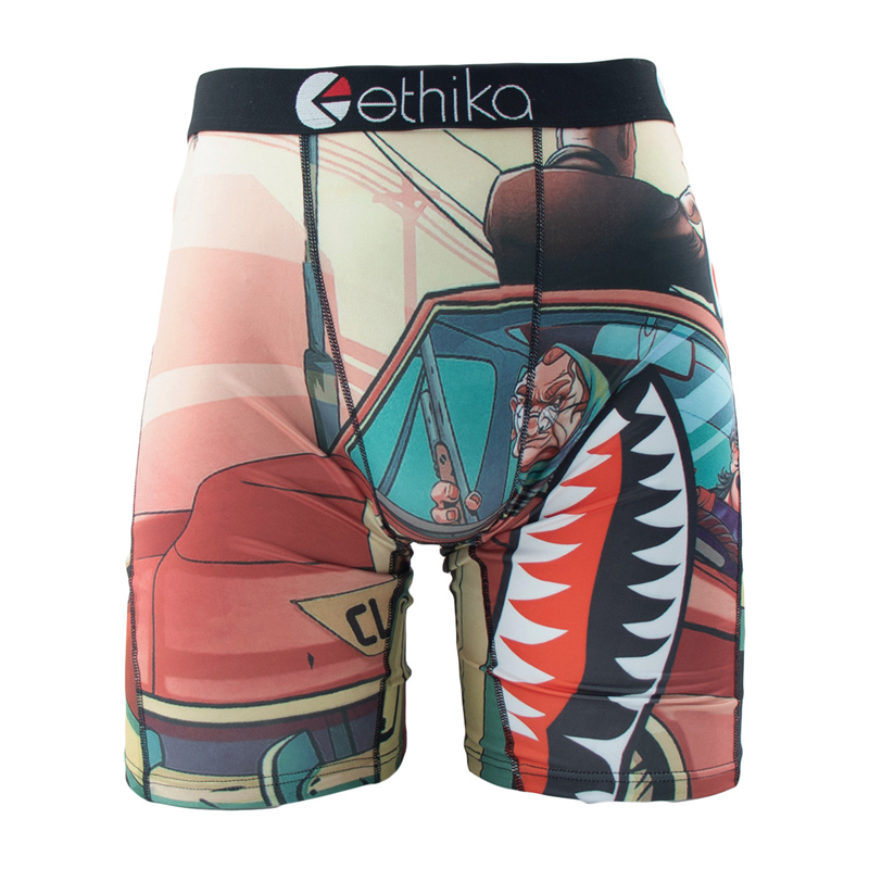 AliExpress ETHIKA 1Pcs Men Underwear Boxers Breathable Mesh Crotch Mens Trunks Plus Size S-3XL Man Swimming Underpants Men's Panties Trunks, view 4