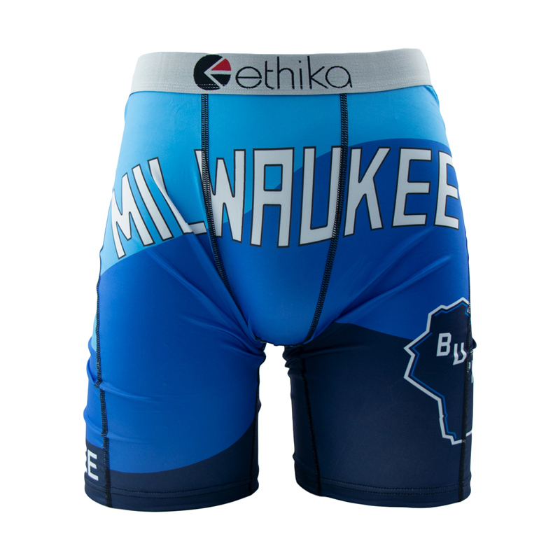 AliExpress ETHIKA Men Underwear Boxers 1Pcs Sexy Breathable Mesh Crotch Man Swimming Underpants Plus Size Mens Panties Men's Boxers Briefs, view 6