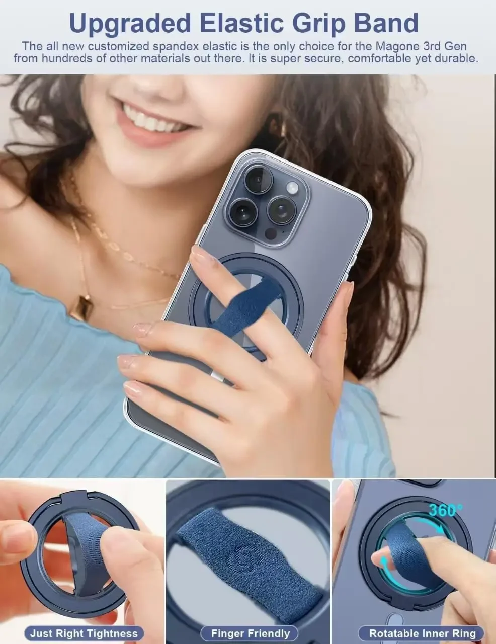 AliExpress EWA MagOne 3rd Gen Magnetic Phone Grip Stand, view 4