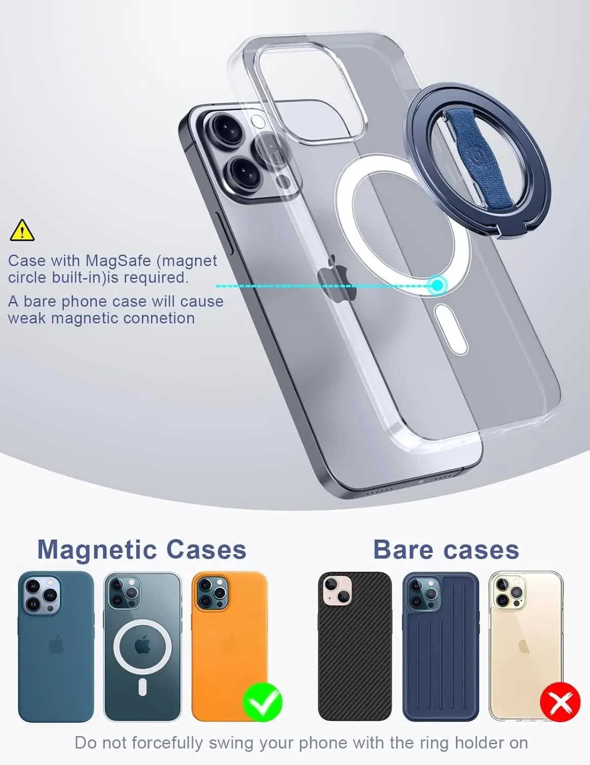 AliExpress EWA MagOne 3rd Gen Magnetic Phone Grip Stand, view 5