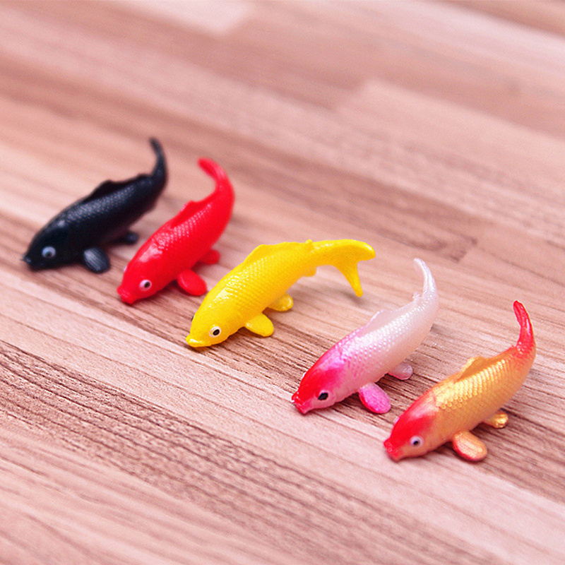 AliExpress Exquisite Miniature Koi Goldfish Sparkling Glass Charming Decoration and Creative DIY Decoration Dollhouse Home Decoration Toy, view 3