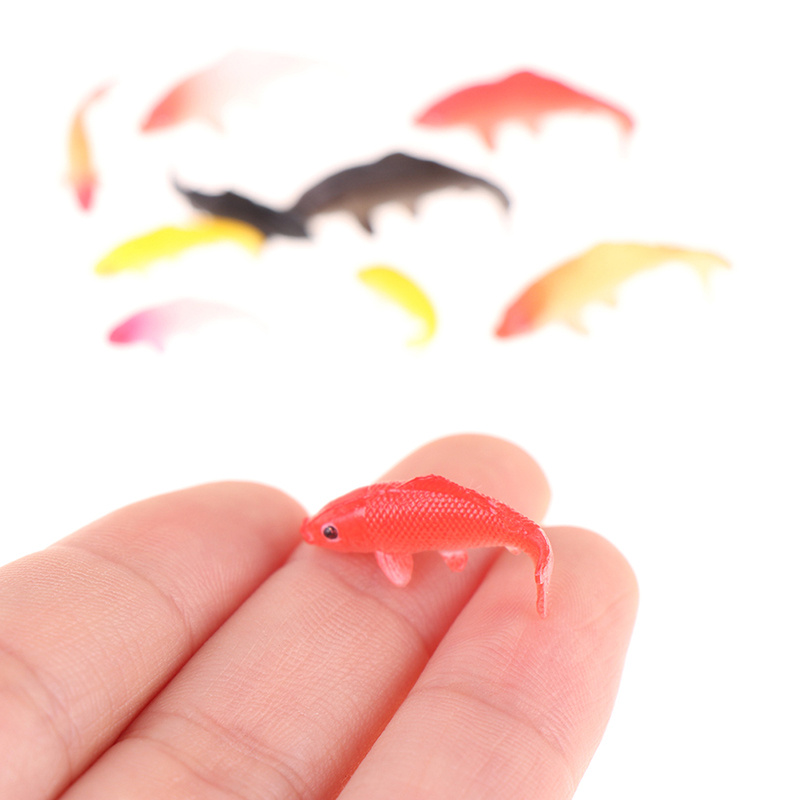AliExpress Exquisite Miniature Koi Goldfish Sparkling Glass Charming Decoration and Creative DIY Decoration Dollhouse Home Decoration Toy, view 4