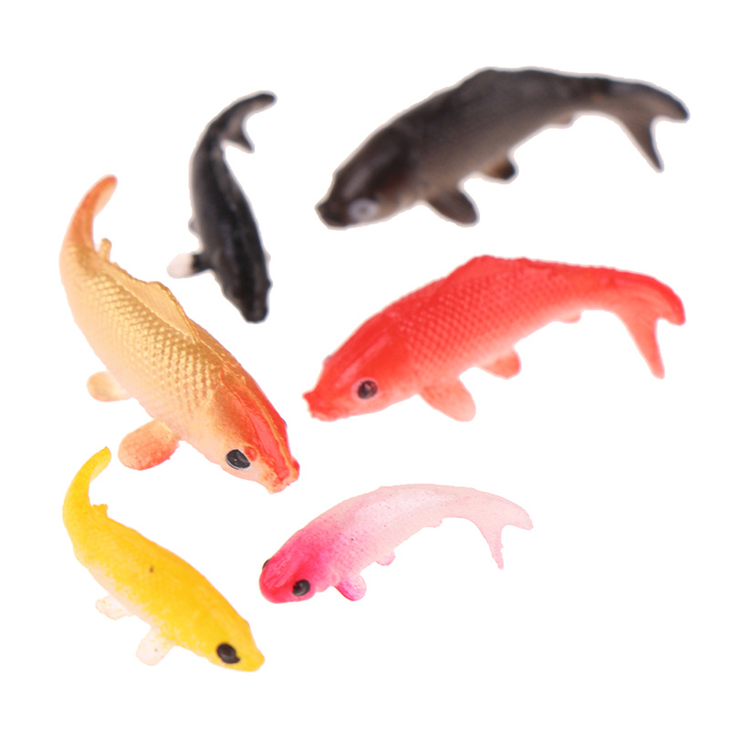 AliExpress Exquisite Miniature Koi Goldfish Sparkling Glass Charming Decoration and Creative DIY Decoration Dollhouse Home Decoration Toy, view 6