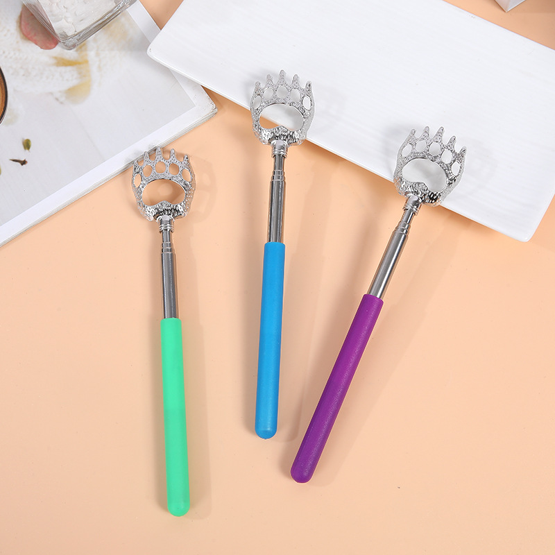 AliExpress Extendable Massage Claw Back Scratcher Stainless Steel Claw Back Scraper Extendable Telescopic Itch Stick Health Products Hackle, view 3