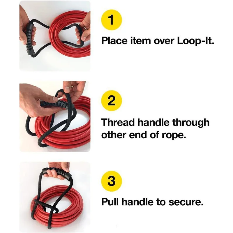 AliExpress Heavy-Duty Extension Cord Storage Strap with Handle, view 6