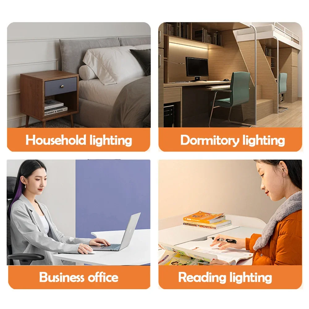 AliExpress Folding Metal LED Desk Lamp with Dimming, view 5