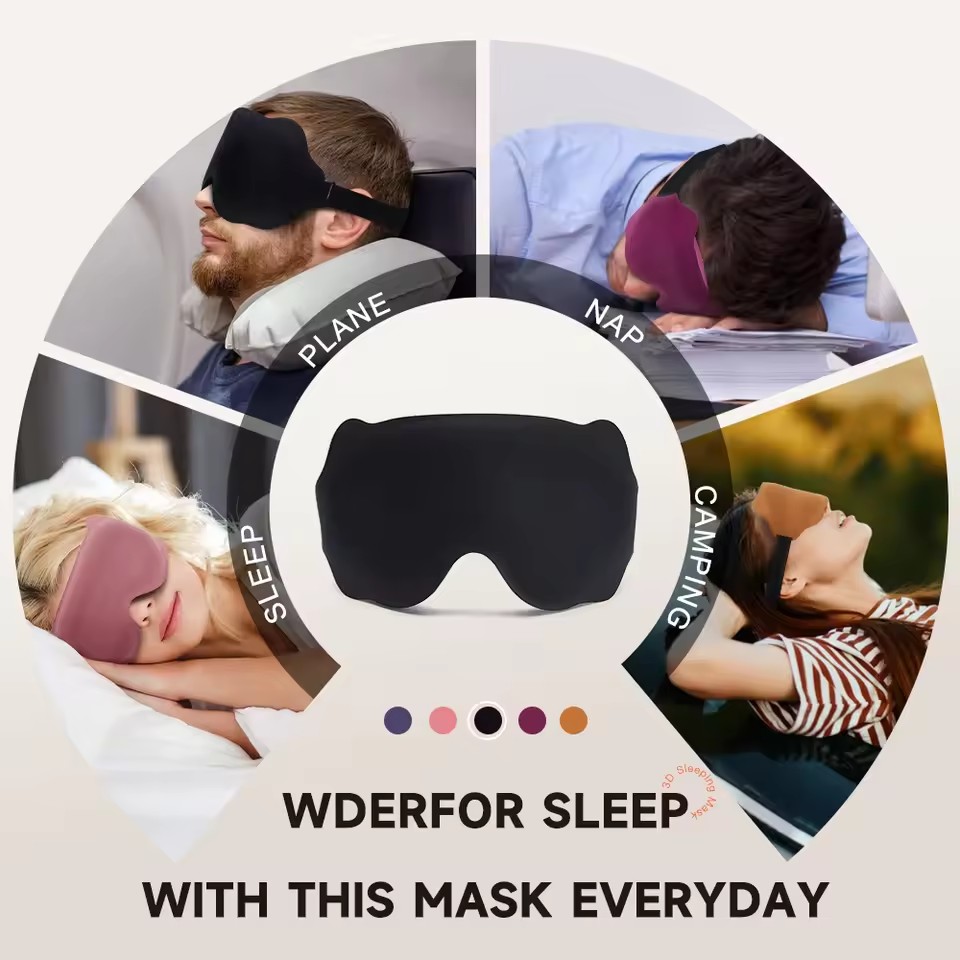 AliExpress 3D Contoured Sleep Eye Mask, view 6