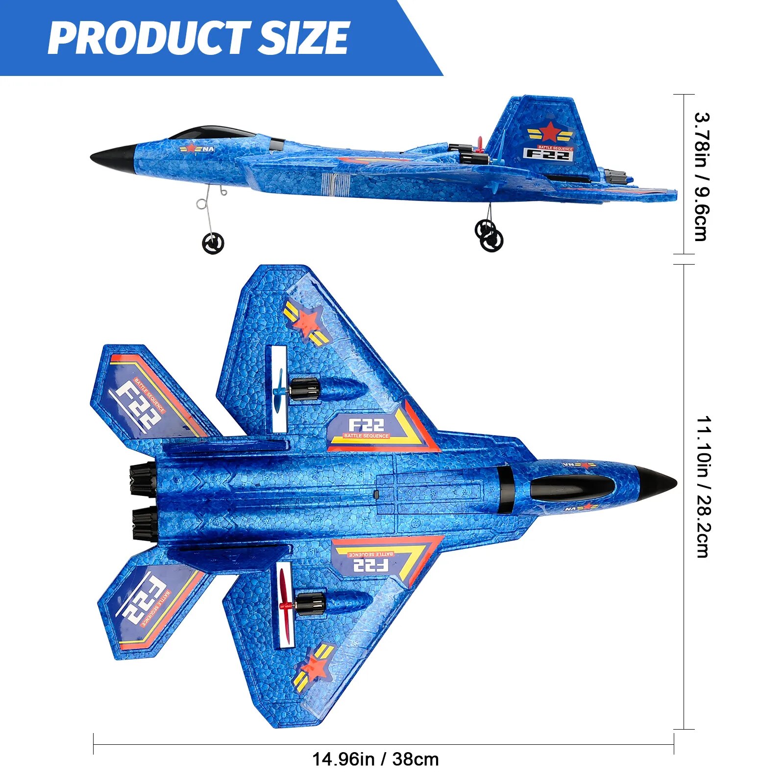 AliExpress F22 Raptor RC Plane 2.4G 2CH Remote Control Flying Glider With LED Lights EPP Foam Airplane Toys For Children Gifts, view 6