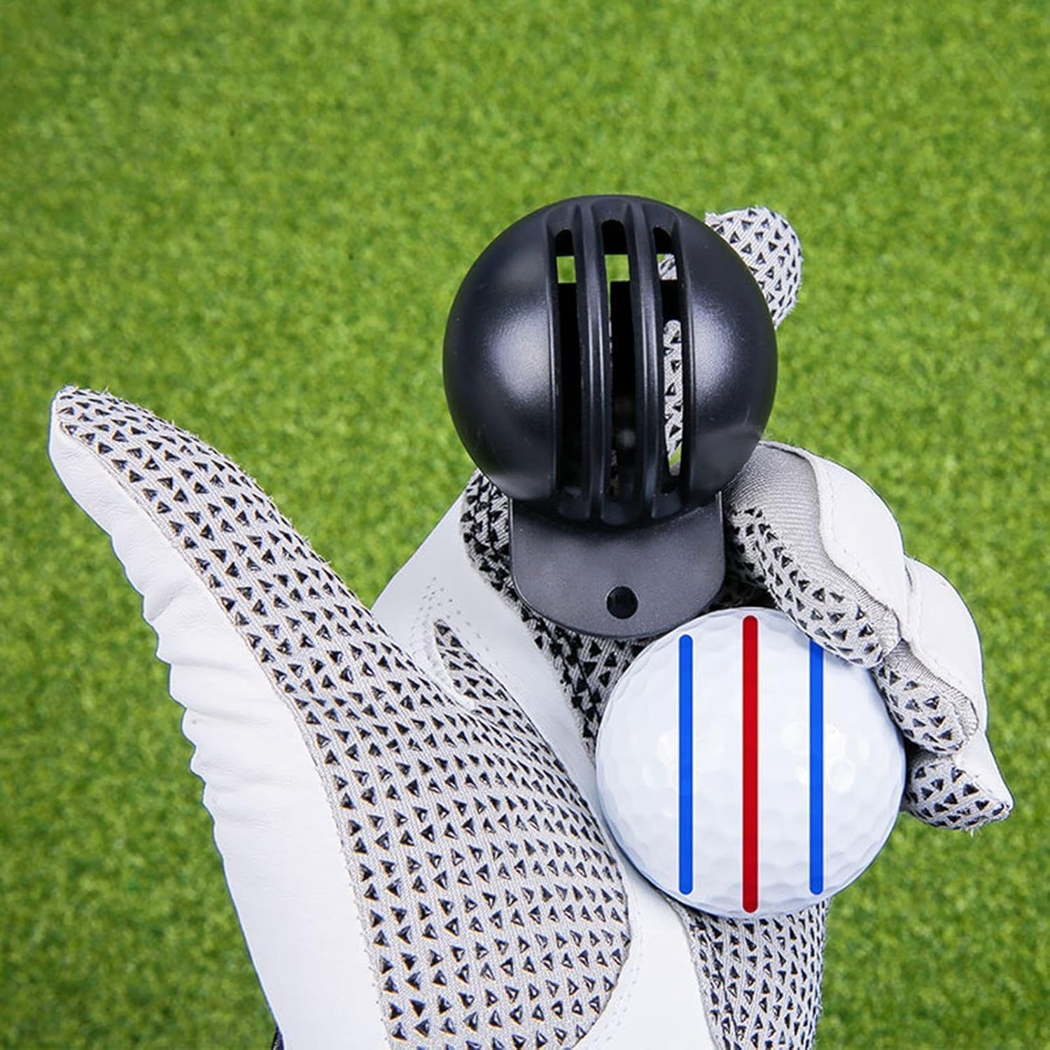 AliExpress Fade-Resistant Golf Ball Liner, Advanced Design Ball Marking Tool | 1 Alignment Tool with 2 Golf Ball Stamp Markers, Golf Ball, view 5