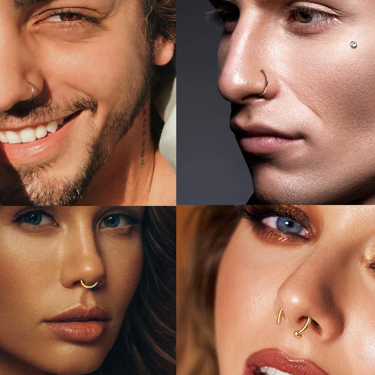 AliExpress Non-Pierce Fake Nose Ring Hoop, view 6