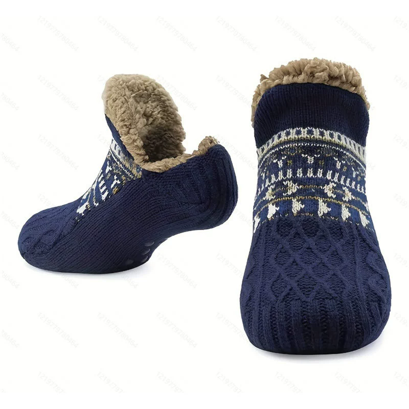 AliExpress Fall and Winter Floor Socks Home Warm Women Men Socks Snow Socks Sleep Carpet Socks Slippers Socks Men Non-slip Yoga Socks 2024