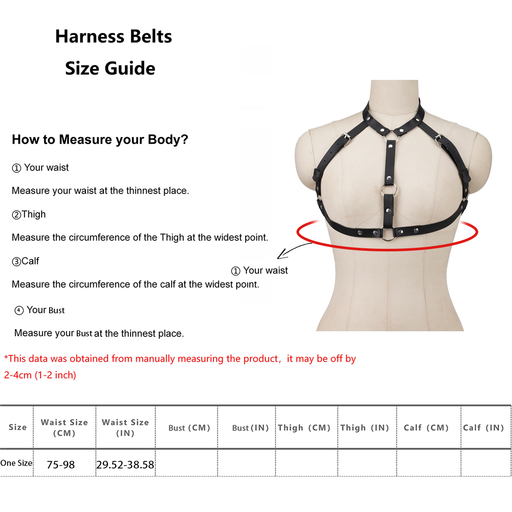 AliExpress Fashion Belt Street Style Chest Harness Belt Suspenders for Women Decoration  Punk Rock Leather Belt Gothic Clothing Accessories, view 4