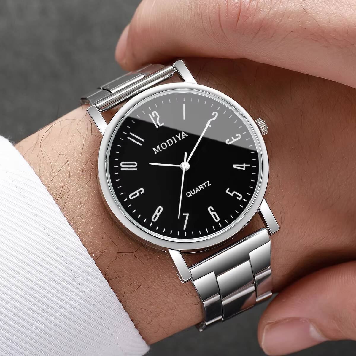 AliExpress Men's Business Casual Analog Quartz Watch, view 3