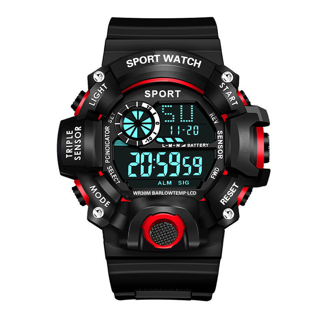 AliExpress Men's Large-Dial Digital Military Sports Watch, view 3