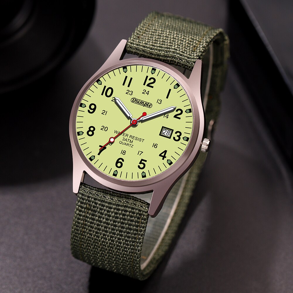AliExpress Men's Military Quartz Watch with Nylon Strap