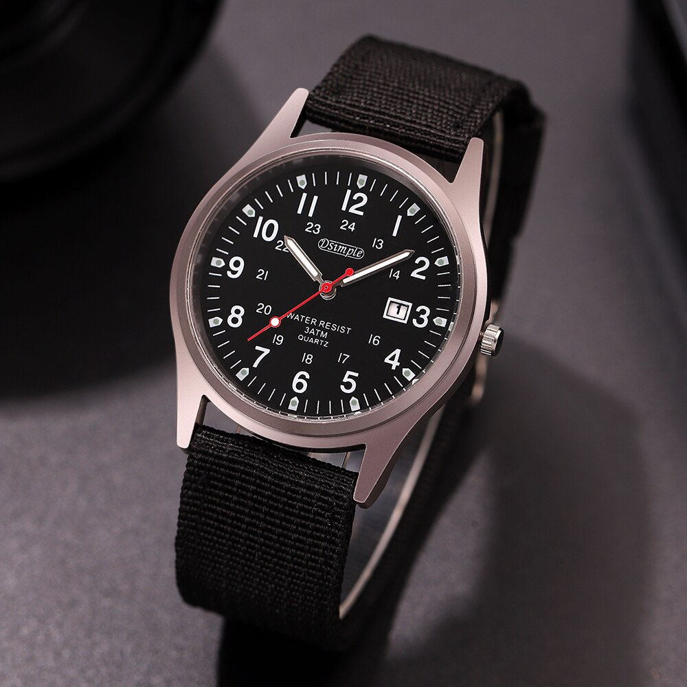 AliExpress Men's Military Quartz Watch with Nylon Strap, view 5