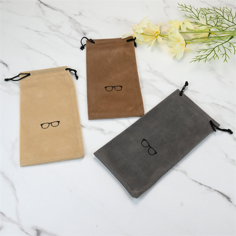 AliExpress Soft Drawstring Glasses Pouch, view 2