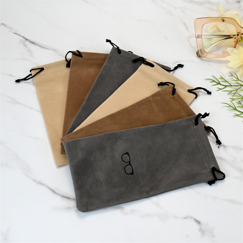 AliExpress Soft Drawstring Glasses Pouch, view 5
