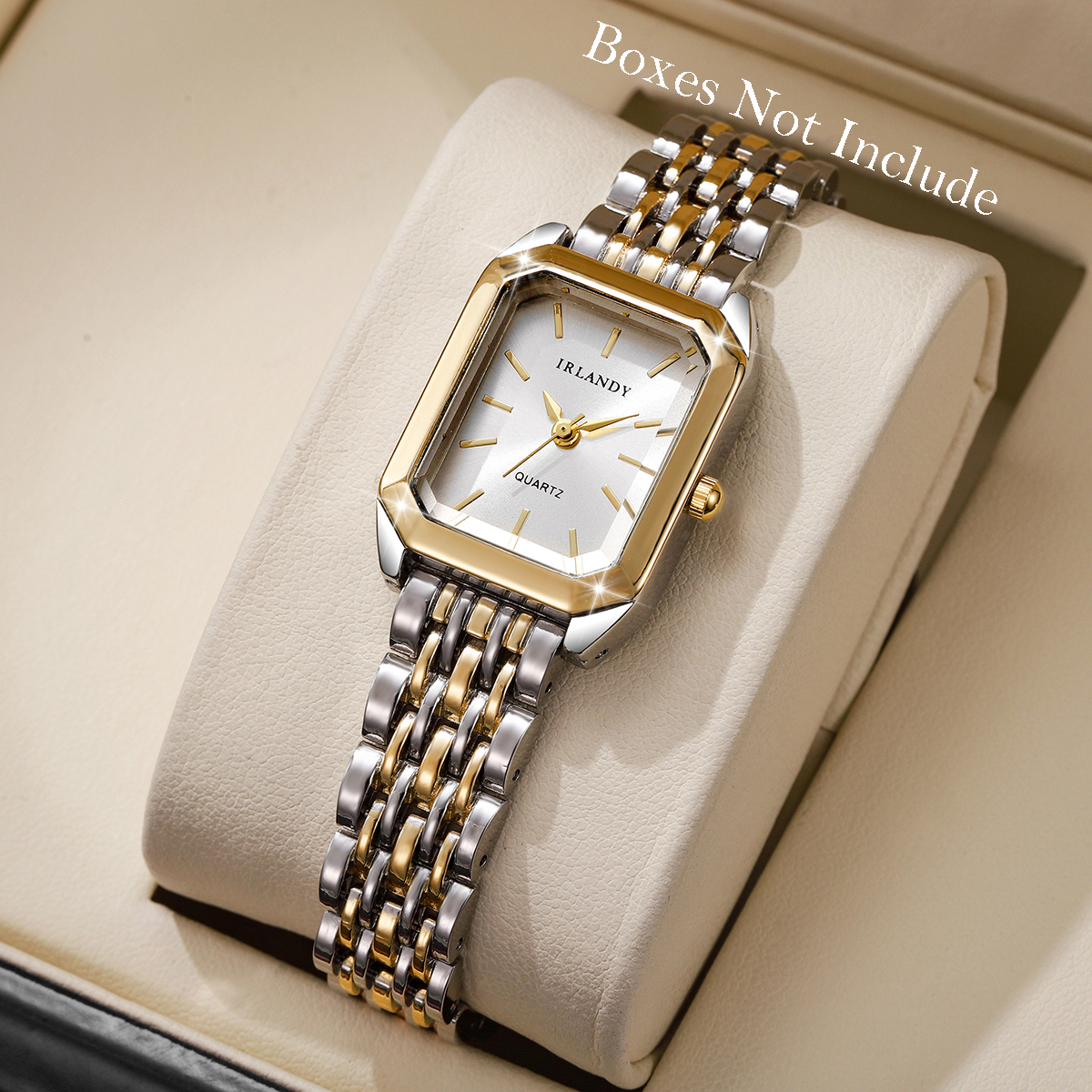 AliExpress Women's Rectangle Steel Strap Quartz Watch