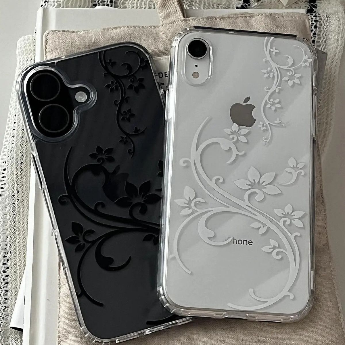 AliExpress Transparent Soft Flower Print Phone Case
