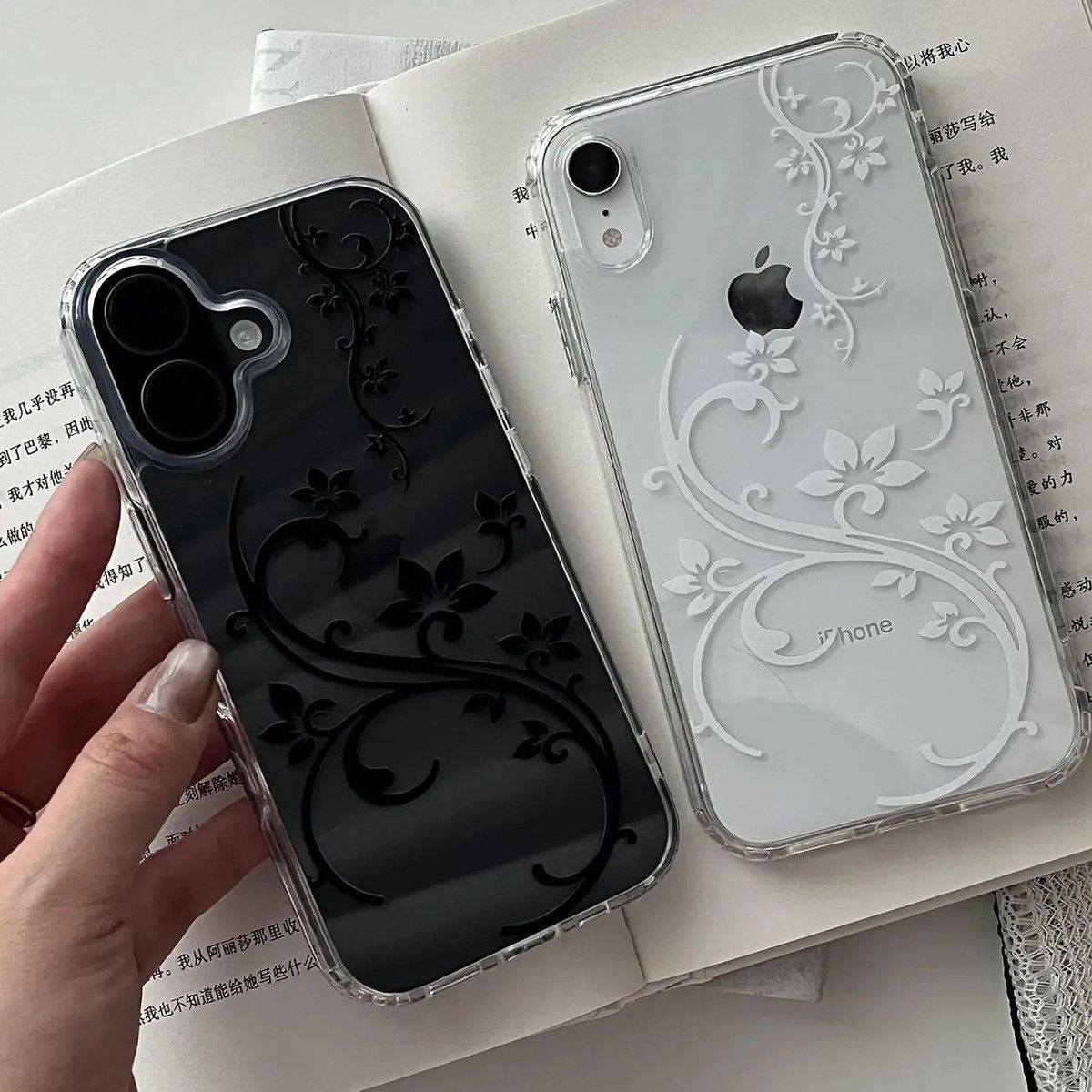 AliExpress Transparent Soft Flower Print Phone Case, view 2