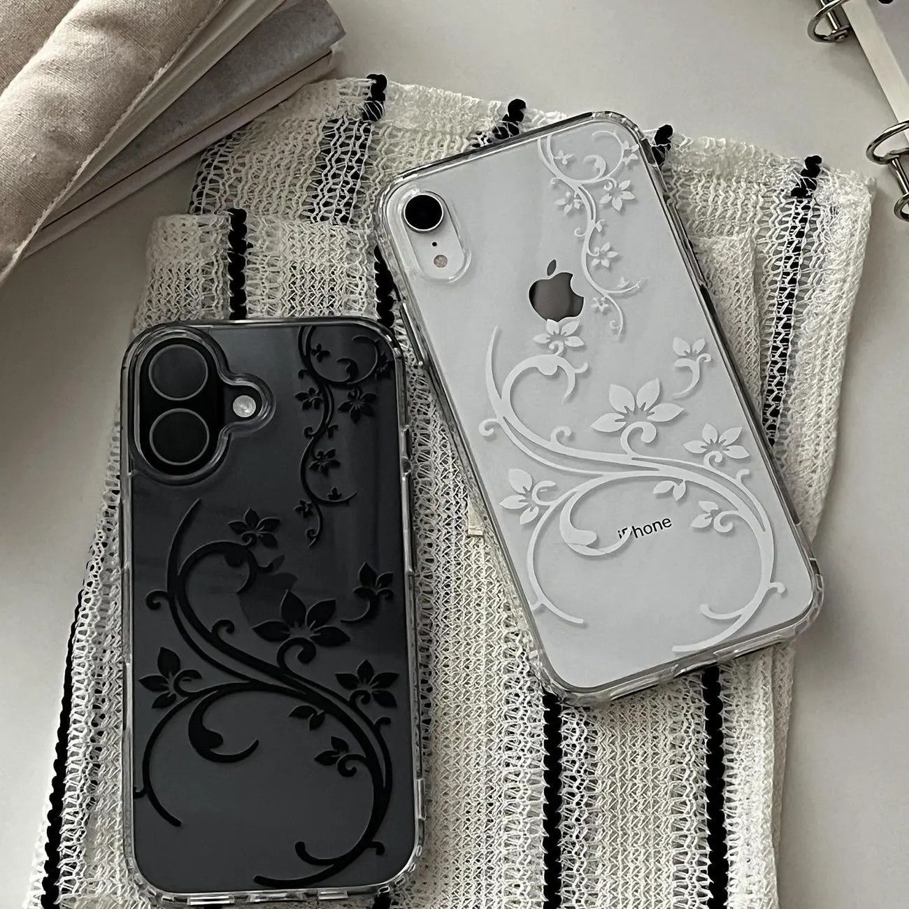 AliExpress Transparent Soft Flower Print Phone Case, view 3