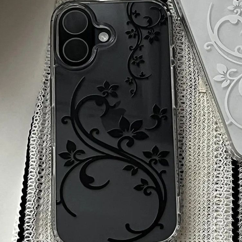 AliExpress Transparent Soft Flower Print Phone Case, view 4