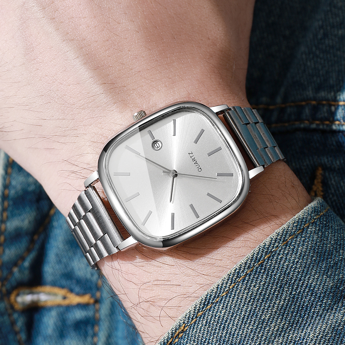 AliExpress Men's Square Dial Analog Quartz Business Watch, view 3