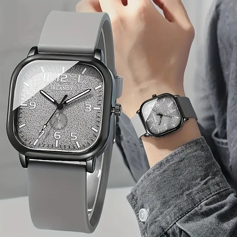 AliExpress Square Silicone Strap Quartz Watch