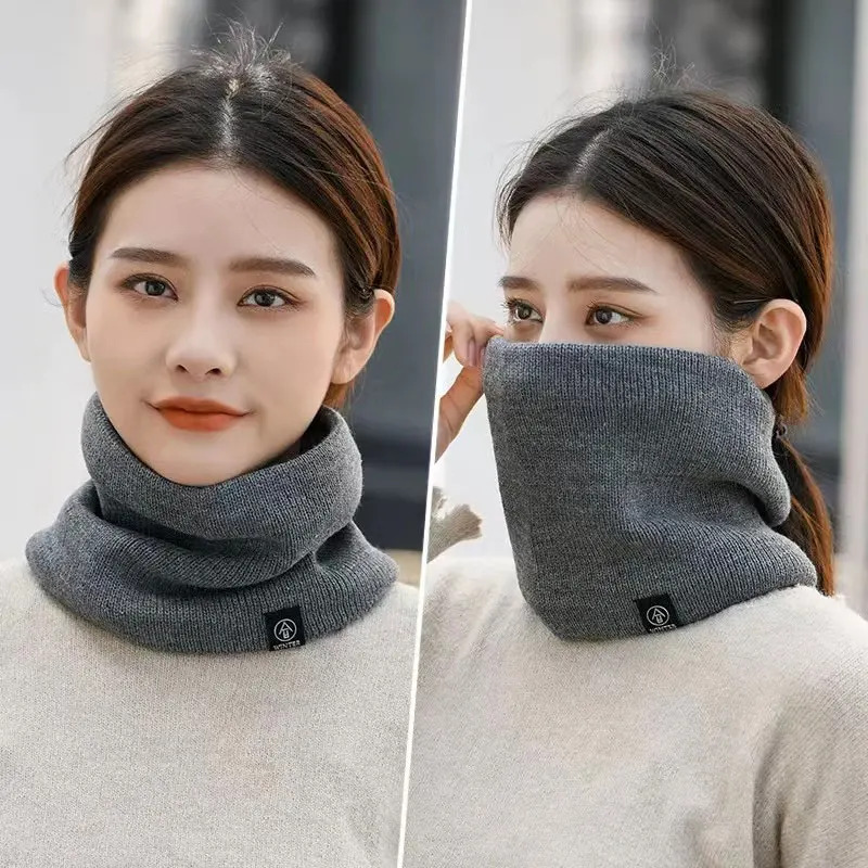 AliExpress Women's Thick Knitted Snood Scarf, view 2
