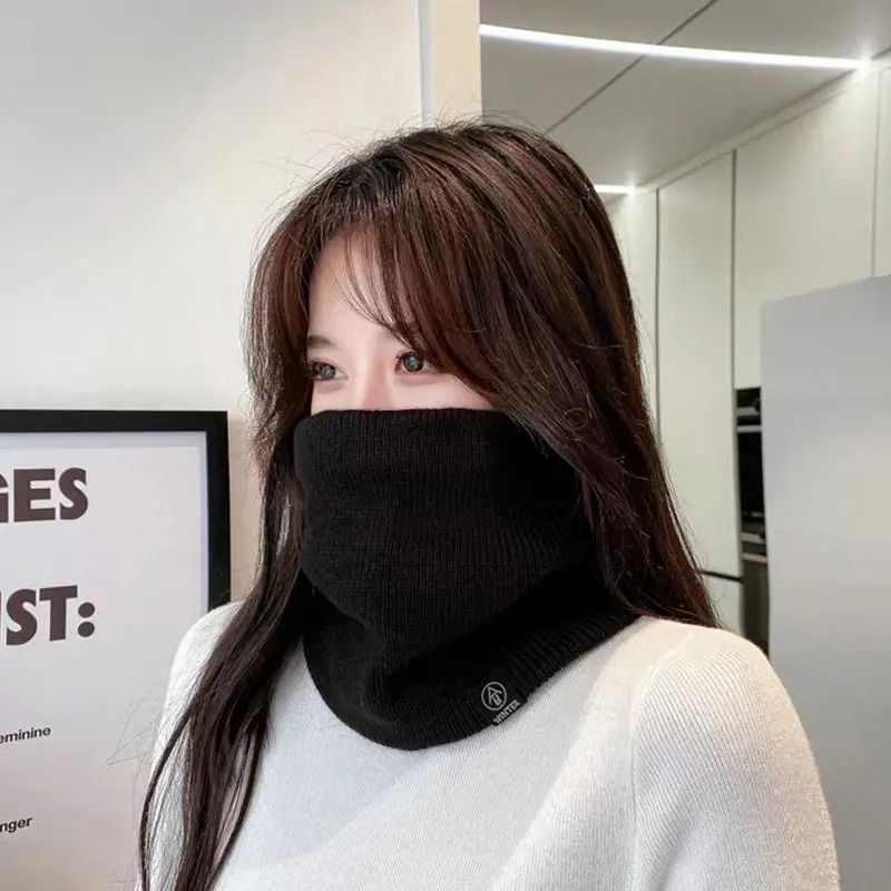 AliExpress Women's Thick Knitted Snood Scarf, view 3