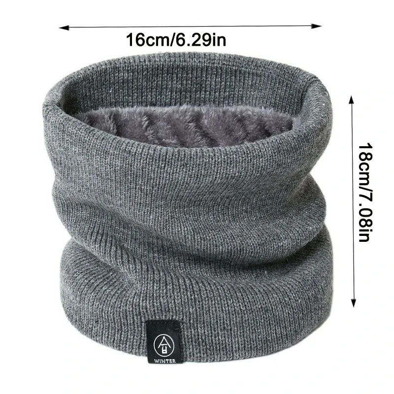 AliExpress Women's Thick Knitted Snood Scarf, view 6