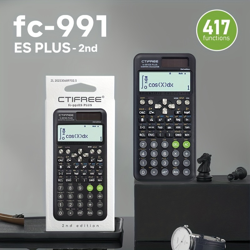 AliExpress FC-991 ES PLUS Multifunctional Science Function Calculator-417Function Specially Designed for Student Exams, Economical Packagin