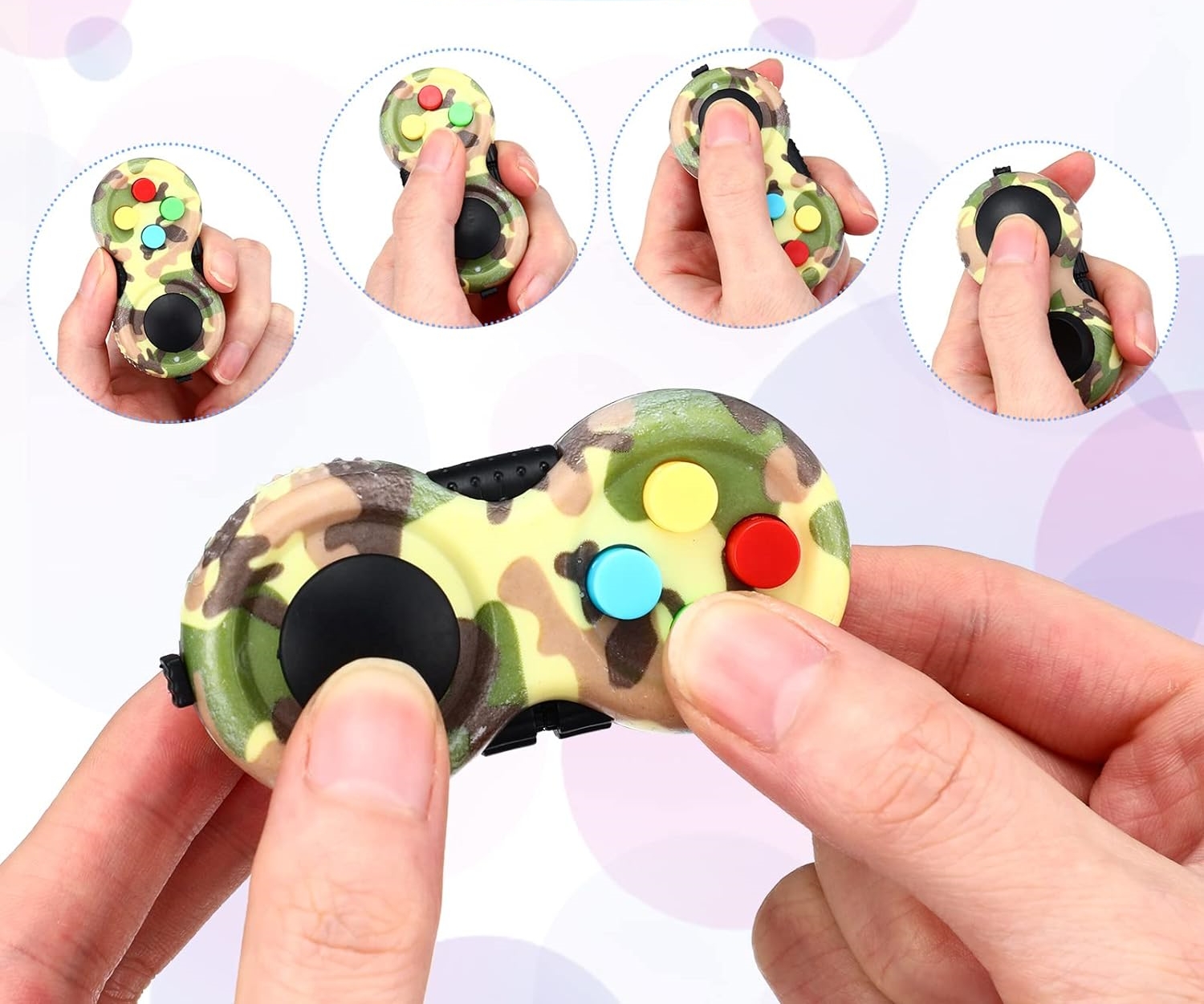 AliExpress Fidget Pad Retro Classic Fidget Controller Handheld Fidget Game Controller Fun Fidget Pad Packs Classic Fidget Toys, view 4