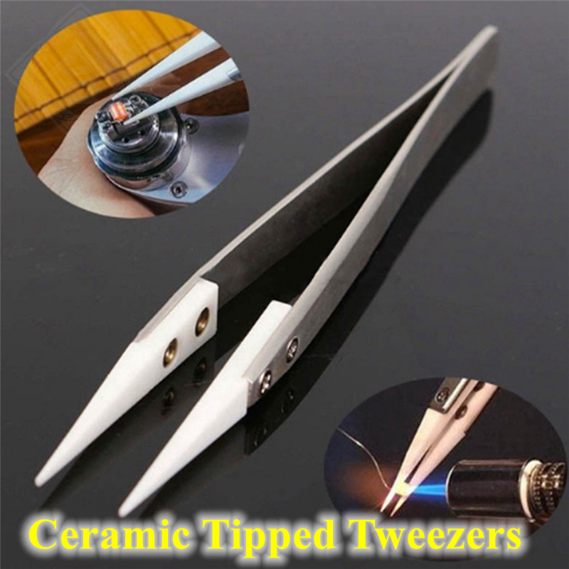AliExpress Ceramic-Tip Heat-Resistant Soldering Tweezers