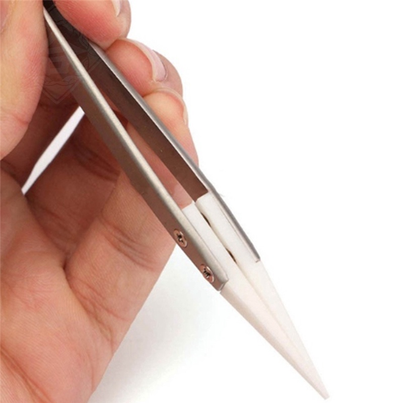 AliExpress Ceramic-Tip Heat-Resistant Soldering Tweezers, view 2