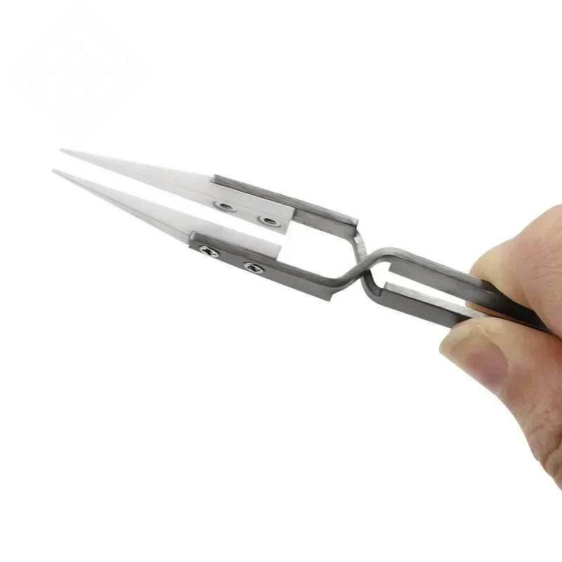 AliExpress Ceramic-Tip Heat-Resistant Soldering Tweezers, view 3