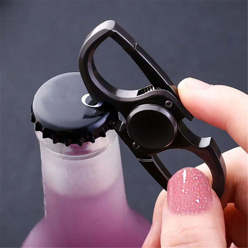 AliExpress Finger Spinner Fidget Hand Spinner Anti-Anxiety Toy Relieves Stress Finger Spinner Ketchain Bottle Opener Fidget Toys, view 2