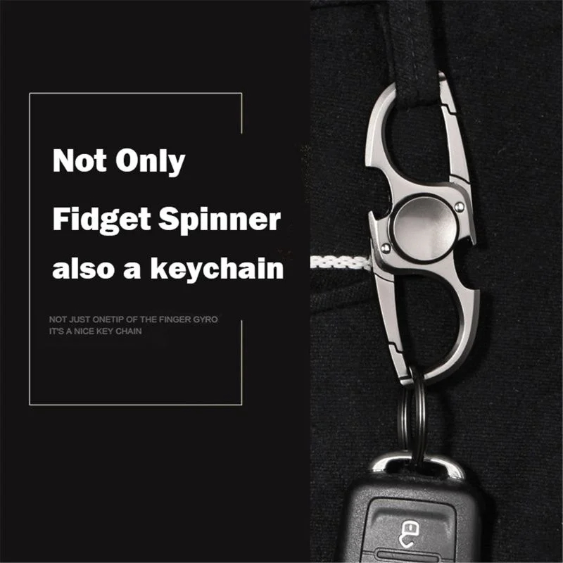 AliExpress Finger Spinner Fidget Hand Spinner Anti-Anxiety Toy Relieves Stress Finger Spinner Ketchain Bottle Opener Fidget Toys, view 3
