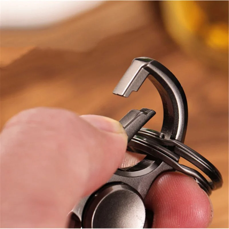AliExpress Finger Spinner Fidget Hand Spinner Anti-Anxiety Toy Relieves Stress Finger Spinner Ketchain Bottle Opener Fidget Toys, view 4