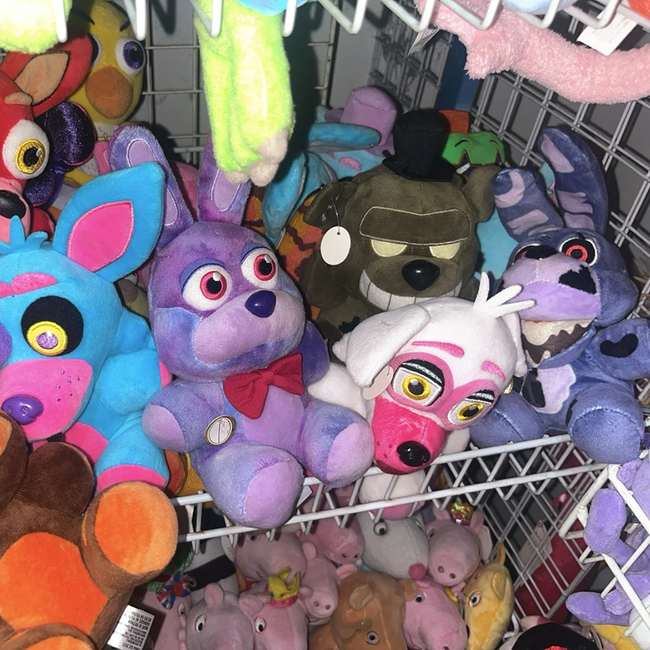 AliExpress Five Night At Freddy Fnaf Cute Plush Toys Game Doll Bonnie Bear Foxy Cartoon Stuffed Dolls Freddy Toy Gifts, view 3