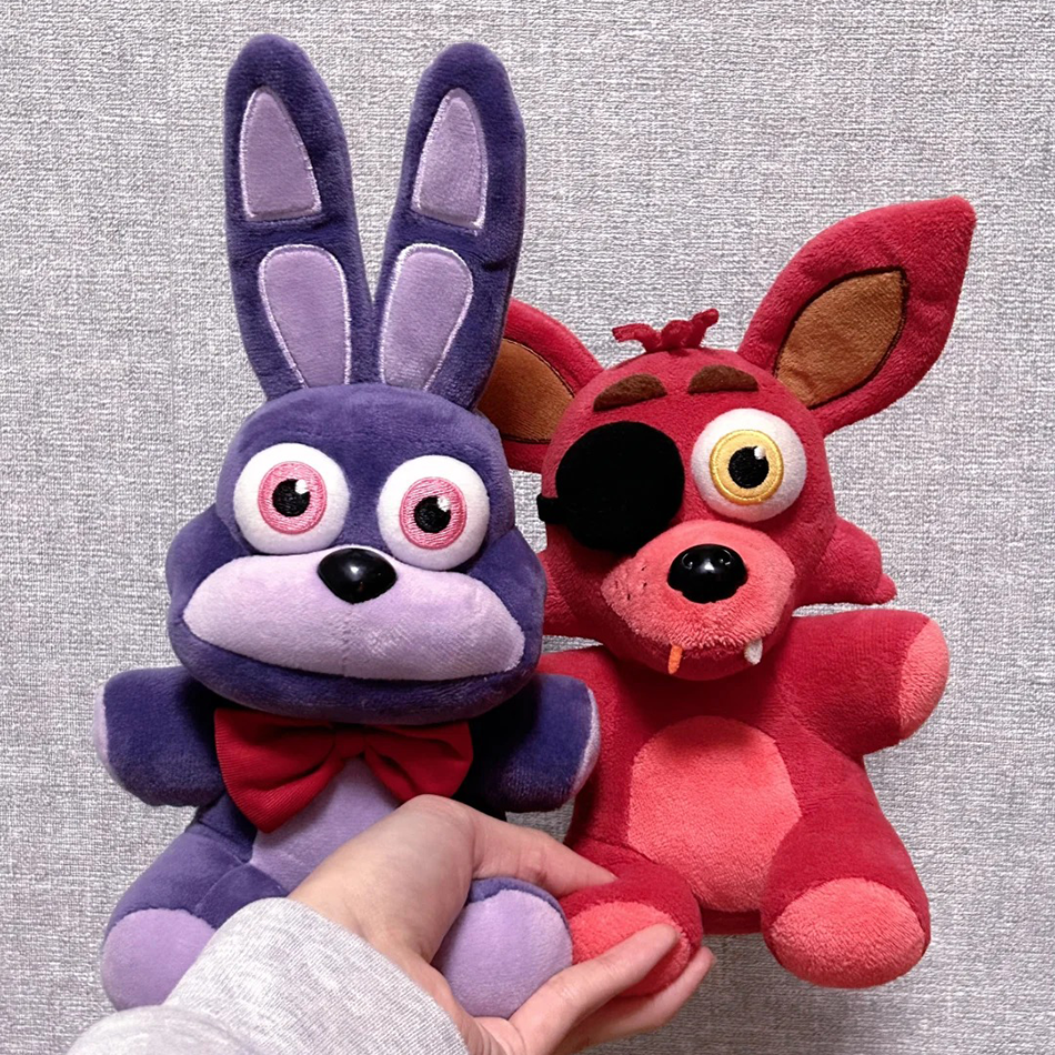 AliExpress Five Night At Freddy Fnaf Cute Plush Toys Game Doll Bonnie Bear Foxy Cartoon Stuffed Dolls Freddy Toy Gifts, view 4