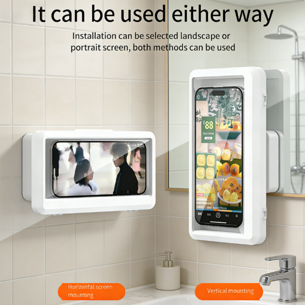 AliExpress Self-Adhesive Waterproof Shower Phone Case