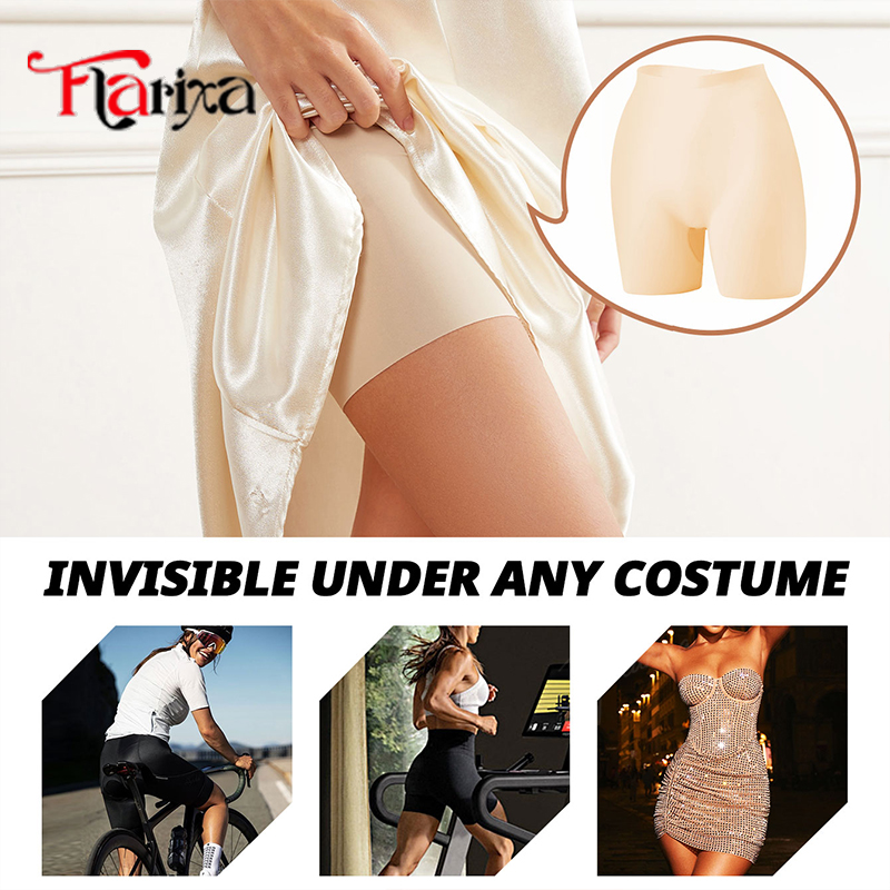 AliExpress Flarixa High Waist Safety Shorts Anti Light for Women Anti Chafing Boxers Underwear Protective Panties Under Dress Cycling Pants, view 5
