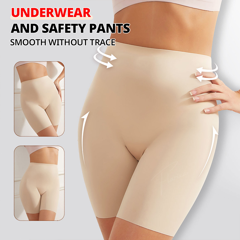 AliExpress Flarixa High Waist Safety Shorts Anti Light for Women Anti Chafing Boxers Underwear Protective Panties Under Dress Cycling Pants, view 4