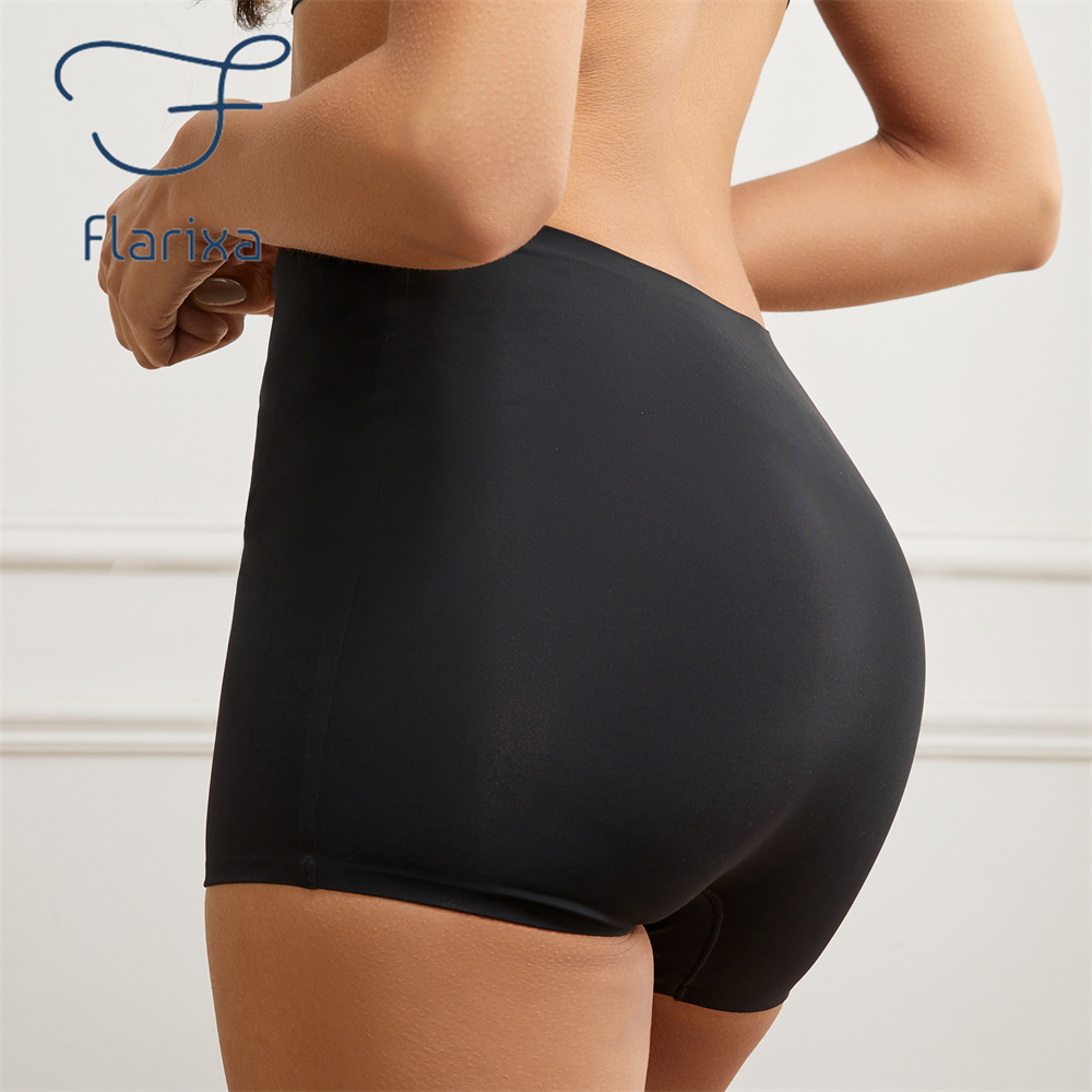 AliExpress Flarixa Seamless Women Boxer Briefs Boyshorts For Women Anti Chafing Shorts Women High Waisted Boy Shorts Panties Underwear, view 3