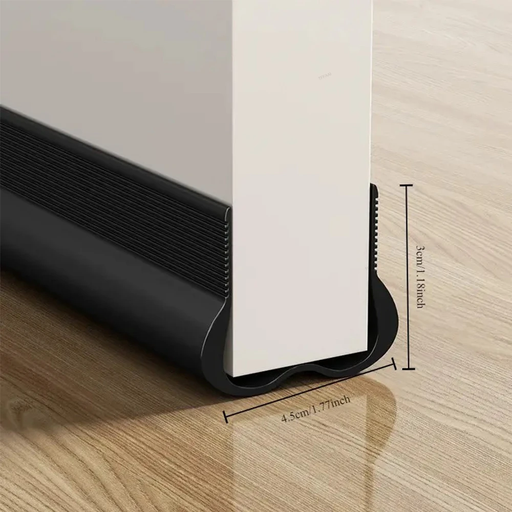 AliExpress Flexible Door Bottom Sealing Strip Door Gap Soundproofing Wind and Dust Proof Weather Strip Under Door Draft Stopper Tape, view 3